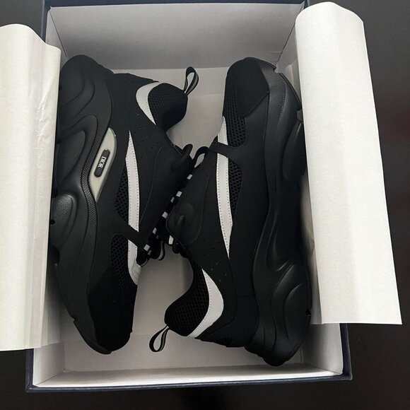 Dior B22 Men's Black Trainers - Picture 1 of 4